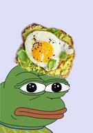 egg food pepe toast // 901x1280 // 96KB