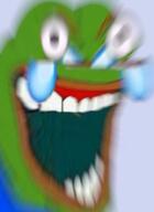 emoji laughing pepe // 256x350 // 86KB