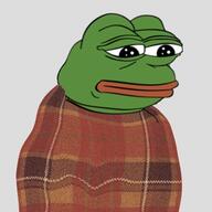 blanket pepe sad // 409x409 // 43KB