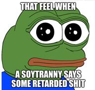 meme pepe soy soytranny // 476x448 // 93KB