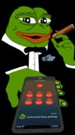 based cigar pepe phone tux // 521x937 // 220KB