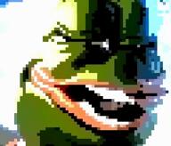 ai_generated laughing pepe pepelaugh pixel sound video // 420x360, 17.4s // 1.3MB