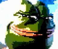 ai_generated laughing pepe pepelaugh pixel sound video // 420x360, 0.8s // 146KB