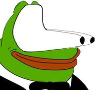 booba eyes pepe suit // 446x424 // 101KB