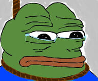 crying hanging pepe rope // 500x414 // 54KB