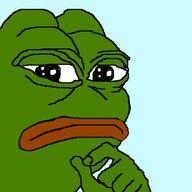 frowning pepe // 499x499 // 165KB