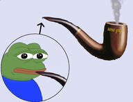 pepe pipe smoking // 1300x1000 // 113KB