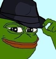 fedora hat pepe // 231x244 // 15KB