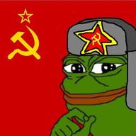 communist pepe russia smug soviet_union ushanka ussr // 500x500 // 31KB