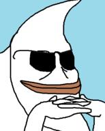 groyper moonman smug sunglasses // 378x472 // 7.7KB