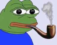 blue_shirt looking_at_you pepe pipe smoke // 840x659 // 443KB