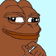 brown pepe retarded smug // 900x900 // 71KB