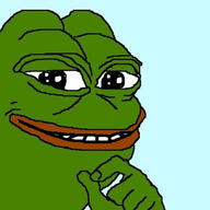 grinning pepe smug teeth // 600x600 // 165KB