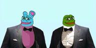 blepe brett no_more_brother_wars pepe suit tux // 978x490 // 348KB