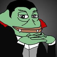 black_hair dracula fangs hair halloween smiling teeth vampire variant:groyper // 600x600 // 35KB