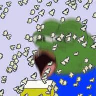 excited happy pepe popcorn // 498x498 // 1.1MB